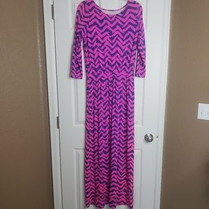 Lilly Pulitzer Pink Nigella Maxi Dress